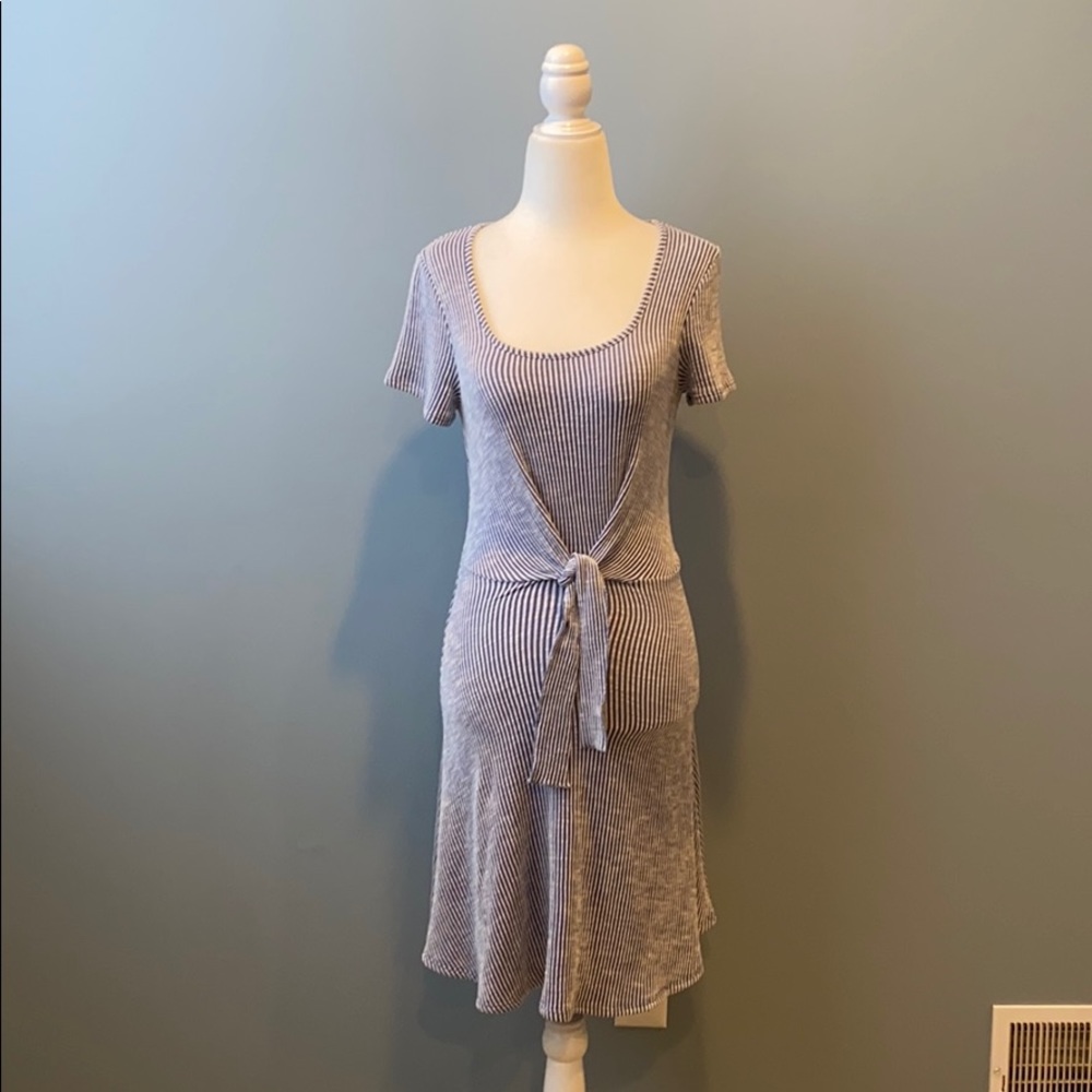Anthropologie Caution to the Wind striped dress